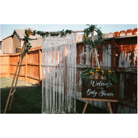 Bohemian Macrame Braided Rope Curtain/Tapestry - Picture 8 of 10